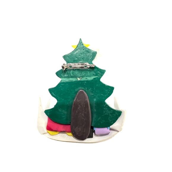 Handmade Colorful Christmas Pin - Picture 2 of 2